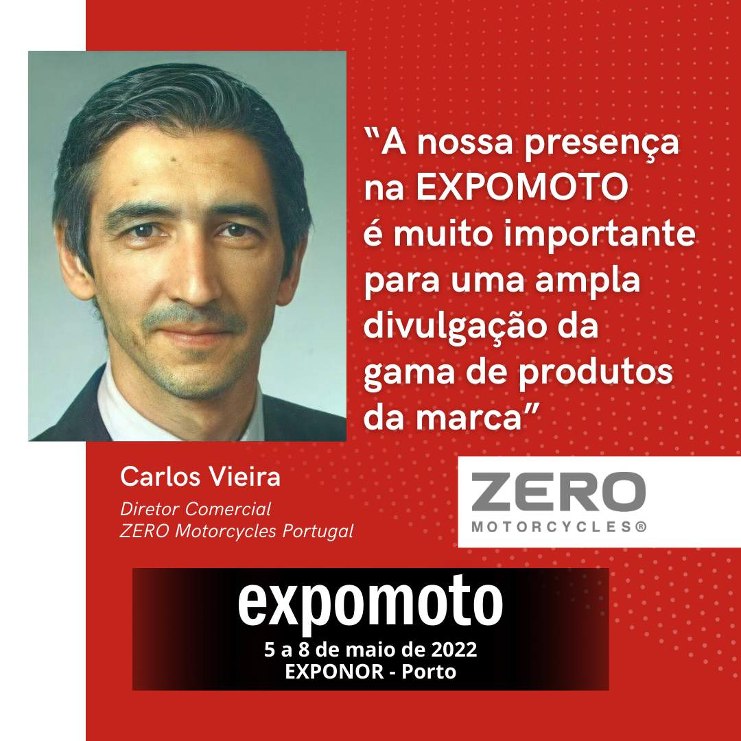 Zero Motorcycles: "A nossa presença na EXPOMOTO é muito importante para uma ampla divulgação da gama de produtos da marca"