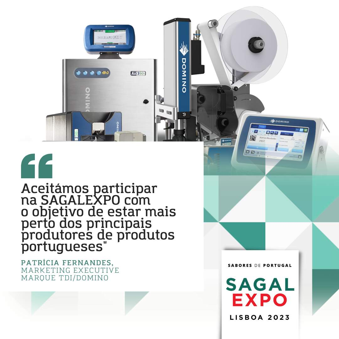 Marque TDI/Domino: "We accepted to participate in SAGALEXPO with the objective of being closer to the main producers of Portuguese products".