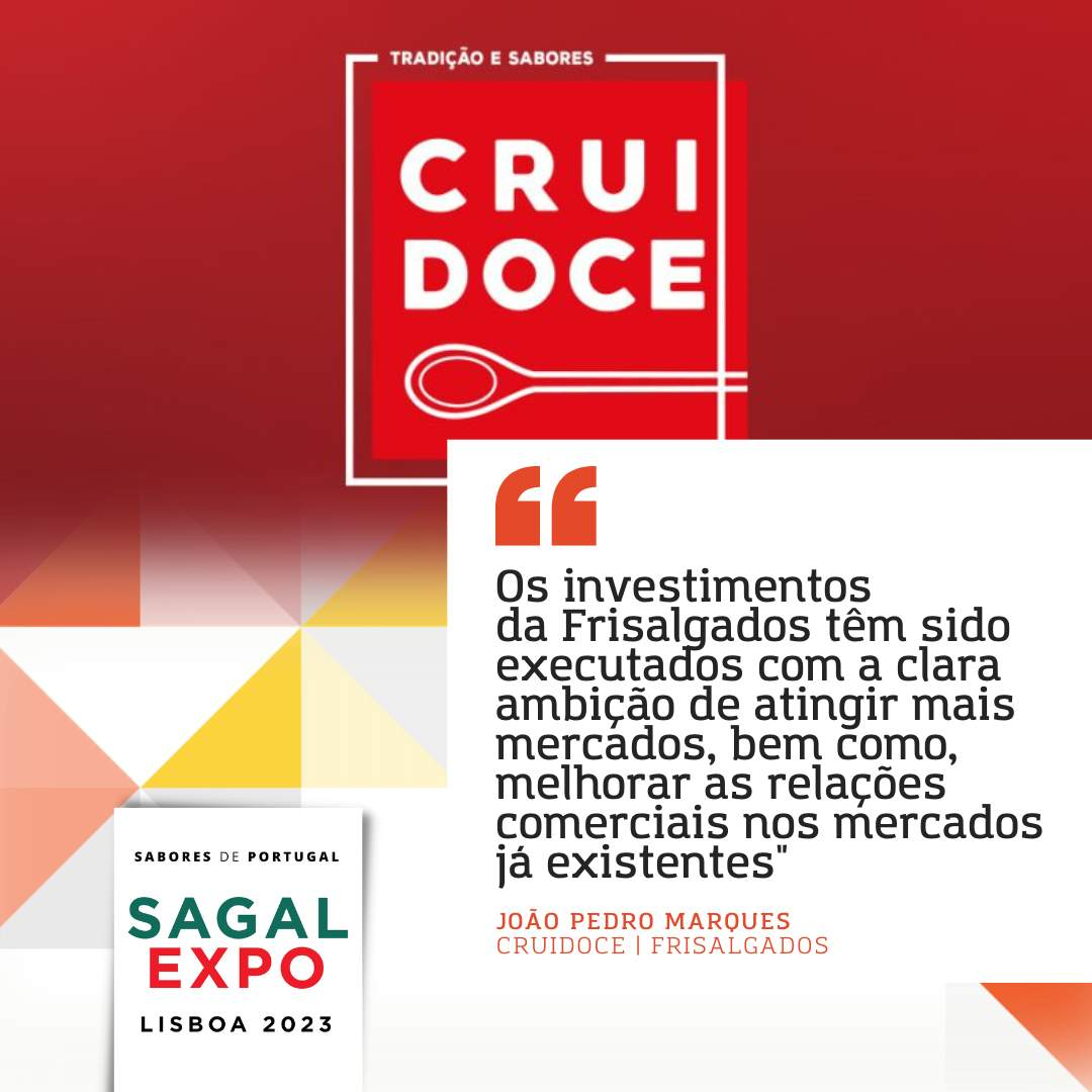 Cruidoce : "Les investissements de Frisalgados ont été réalisés avec l'ambition claire d'atteindre davantage de marchés, ainsi que d'améliorer les relations commerciales sur les marchés existants".