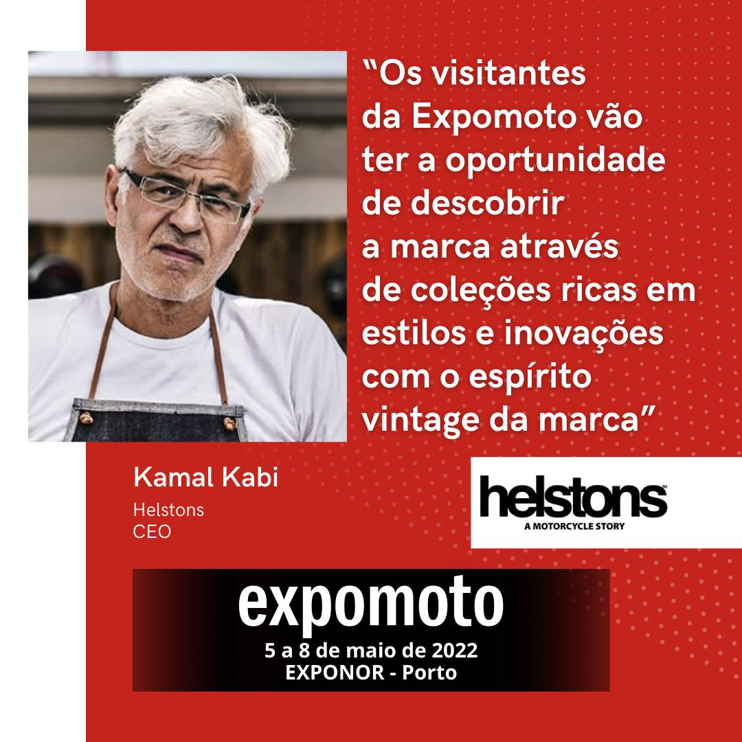 Helstons: "Visitors to EXPOMOTO will have the opportunity to discover the brand through collections rich in styles and innovations with the vintage spirit that is characteristic of the brand"