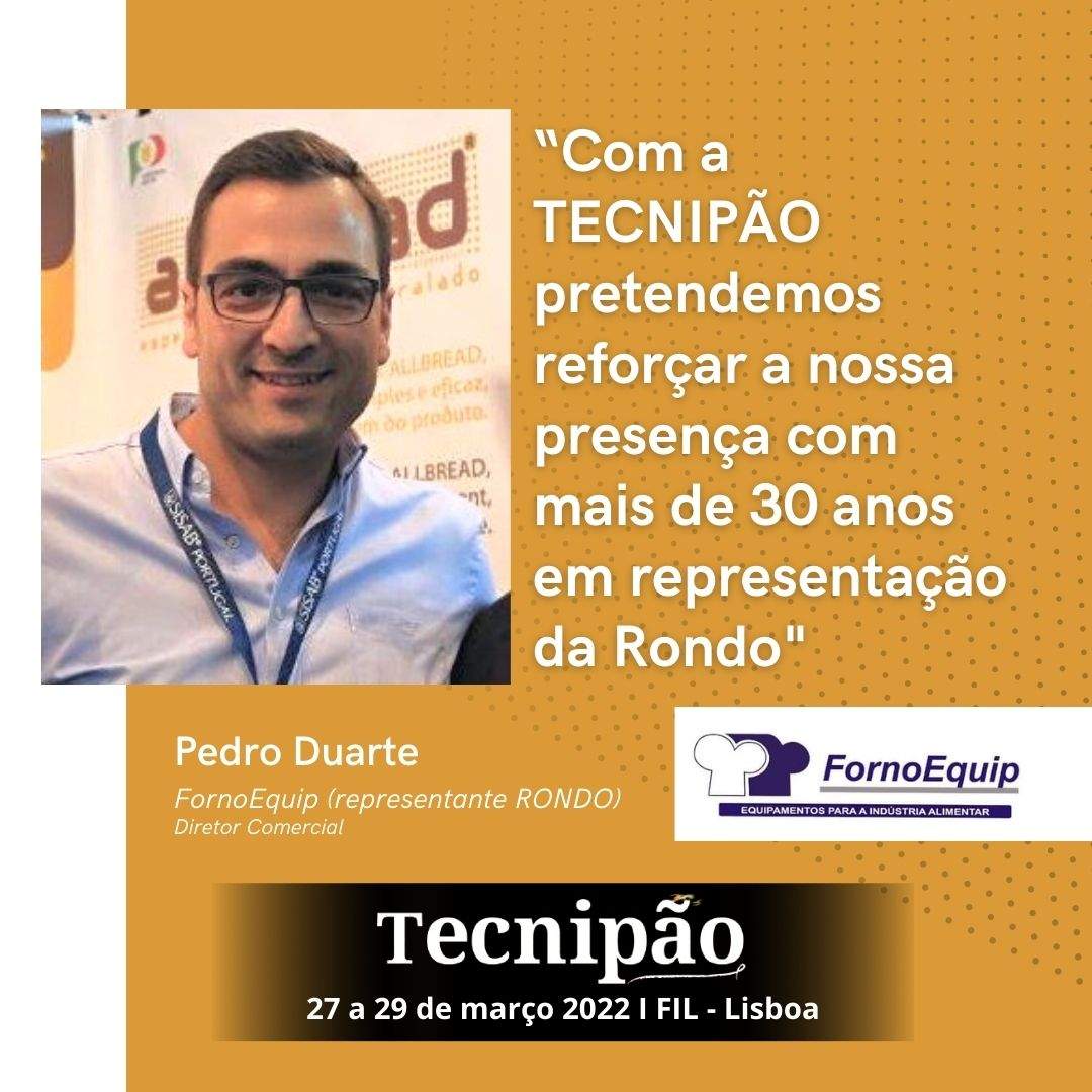 FornoEquip "Pretendemos reforçar a nossa presença com mais de 30 anos em representação da Rondo"