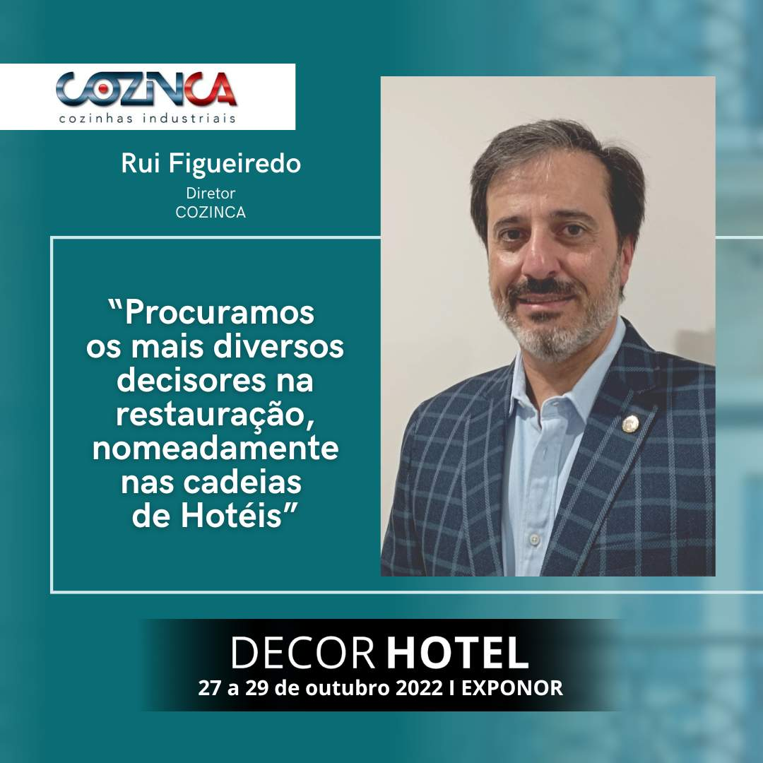 Cozinca: "Buscamos a los responsables más diversos del sector de la restauración, concretamente de las cadenas hoteleras"