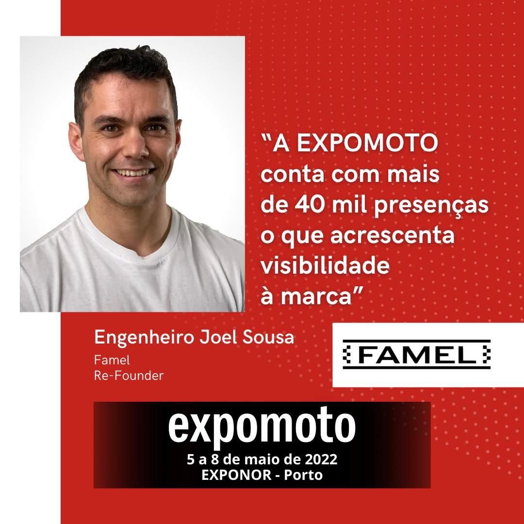 Famel: “A EXPOMOTO conta com mais de 40 mil presenças o que acrescenta visibilidade à marca”